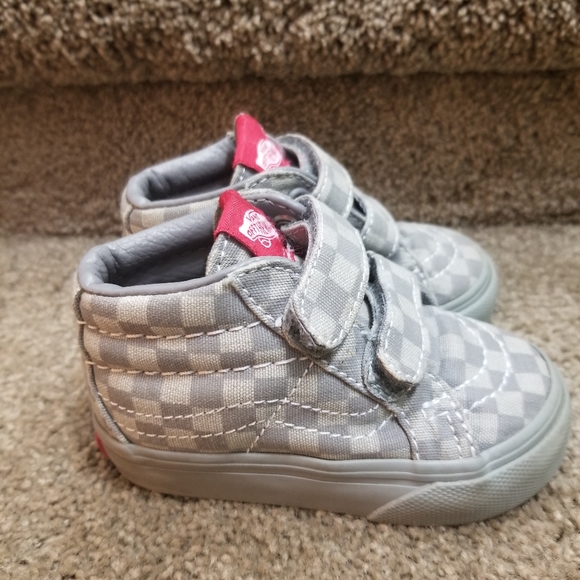 infant checkered vans